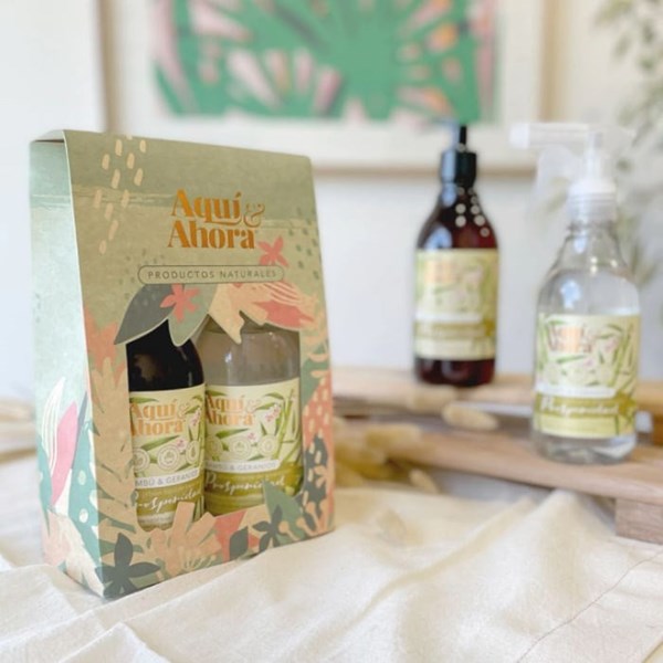 Aquí & Ahora Set Prosperidad Hogar Bamboo & Geranios alt