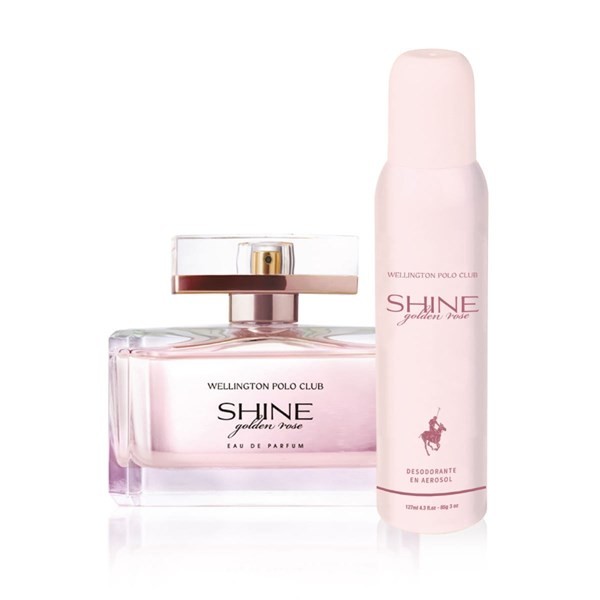 Wellington Polo Club Shine Golden Rose Edp 100 + Deo Tamaño 2 Unid alt
