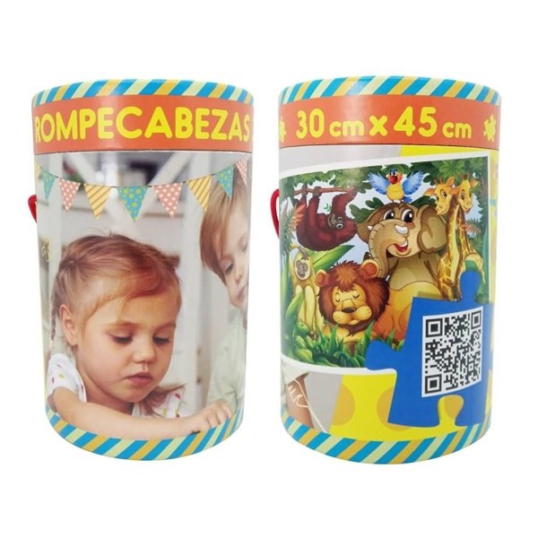 Rompecabezas Cresko Super Jungla 35 Piezas x 30 cm x 45 cm alt