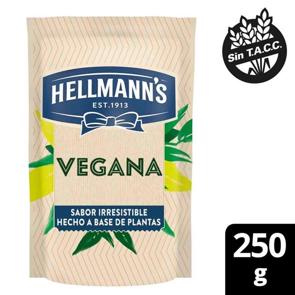 Aderezo Hellmanns Vegana Doypack 250 Xg