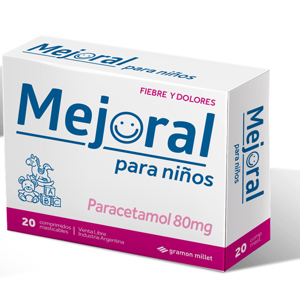 Gramon Millet Mejoral Niños Paracetamol X 20 Comprimidos Masticables #1