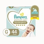 Pampers Pañales Premium Care Hipoalergénico (44 Unidades) | G #1
