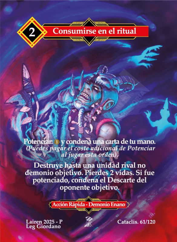61 Consumirse En El Ritual Full Art