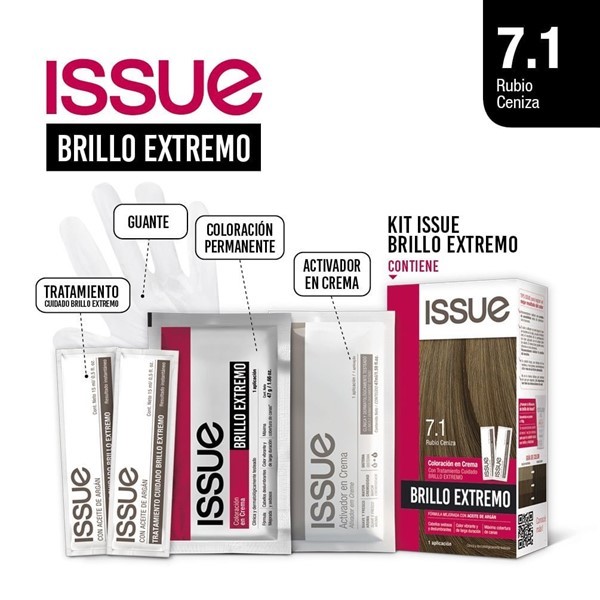 Issue Kit Coloracion Brillo Extremo N°7.1 alt