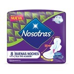Toalla Higienica Nosotras Buenas Noches Tela X 8 U #3
