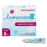 Lomecan V Pack 200 mg 3 ovulos + Crema 15 gr #1