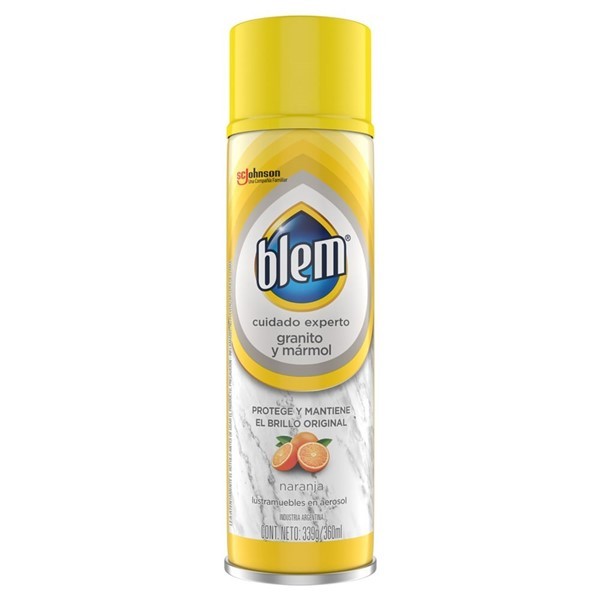 Lustramuebles Blem Granito Y Marmol Naranja En Aerosol 360cc alt