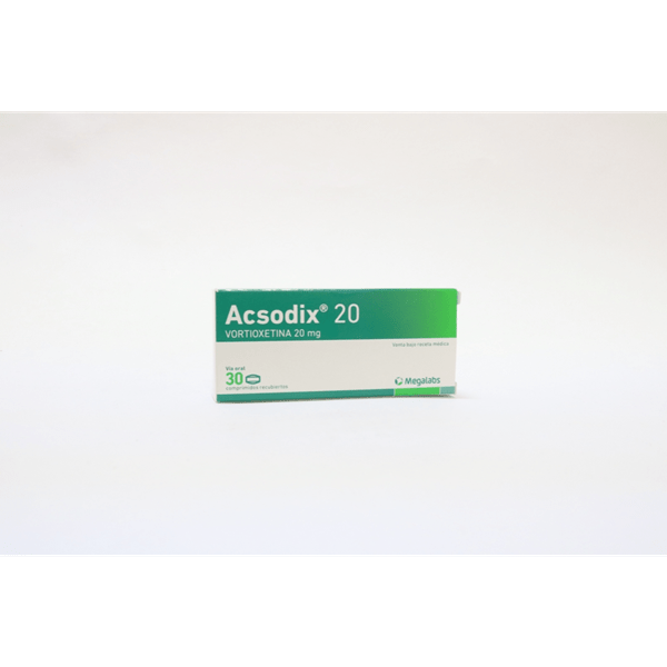 Acsodix 20mg | 30 comprimidos | Vortioxetina #1