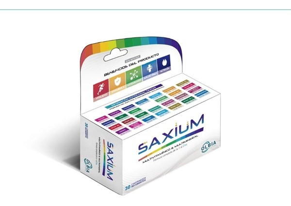 Saxium Suplemento Multivitaminico Multimineral 30 comp #1