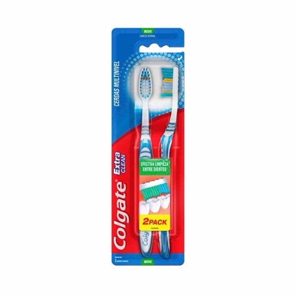 Cepillo Dental Colgate Extra Clean 2 U #1