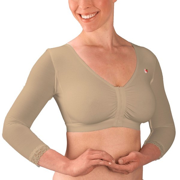 Design Veronique Mangas Para Liposucción Con Corpiño B-943 (Beige) m #1