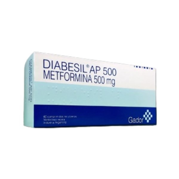 Gador Diabesil Ap 500 Metformina 500 Mg x 60 Comp Recubiertos #1