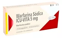 Icu-Vita S.A. Warfarina Sódica 5 mg x 20 comprimidos - Icu Vita