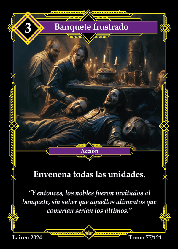 077 Banquete Frustrado 1ra Edicion - Coste 3 #1