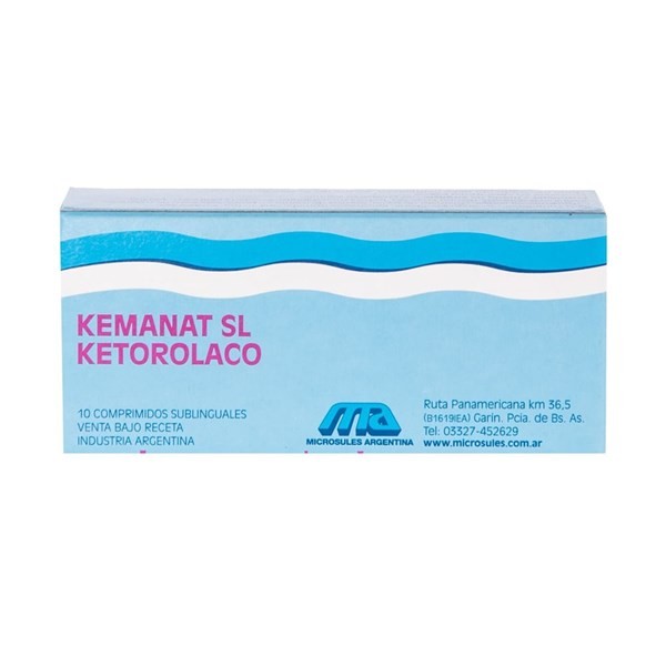 Aspen Pharma Kemanat Ketorolac Sublingual x 10 Comp #1
