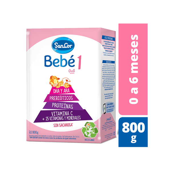 Leche Infantil Sancor Bebé 1 polvo x 800 gr #1