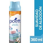 Desodorante De Ambiente Poett Suavidad De Algodón 360 Ml #1