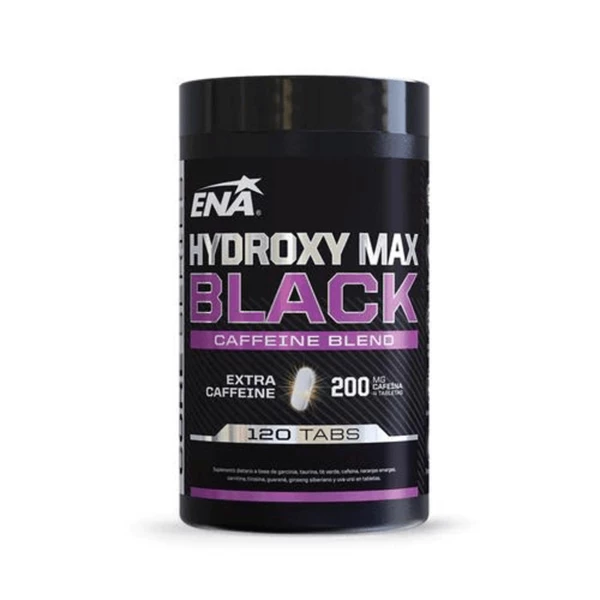 Suplemento Termogénico Ena Hydroxy Max Black X120caps