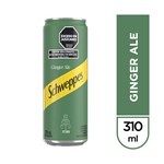 Gaseosa Schweppes Ginger Ale en Lata 310 cc. #1