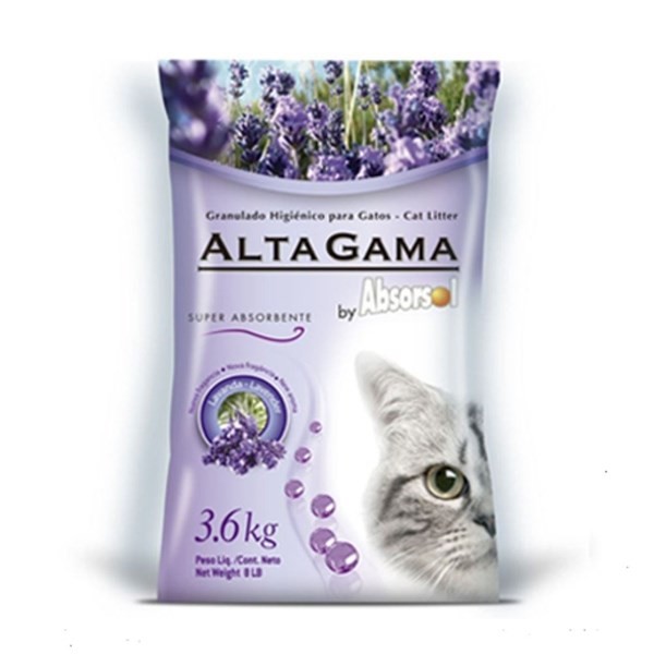 Piedras Sanitarias Para Gatos Alta Gama Lavanda X 3,6 Kg #1
