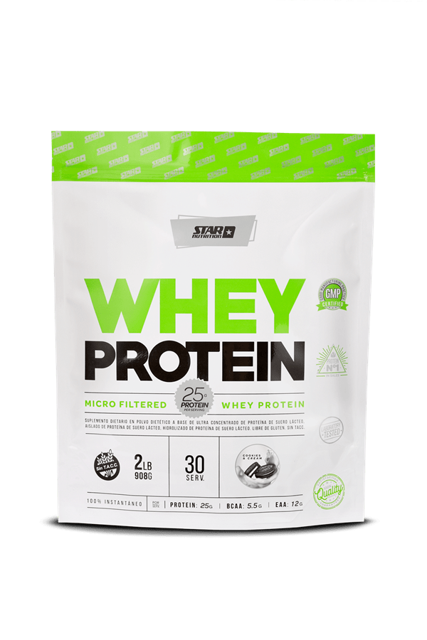 Star Nutrition Whey Protein Cookies & Cream Doypack 908G