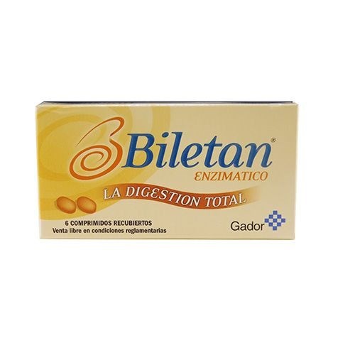 Biletan Enzimatico | 6 comprimidos  #1