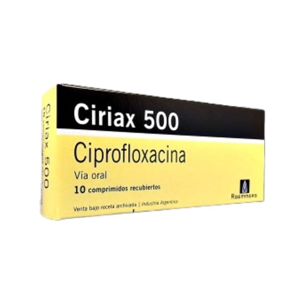 Roemmers Ciriax Ciprofloxacina 500 Mg x 10 Comp #1