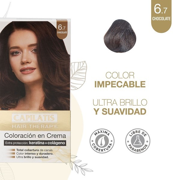 Capilatis Kit Coloración en Crema Chocolate N°6.7 alt