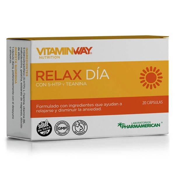 Vitamin Way Suplemento Dietario Relax Día (20 Cápsulas)