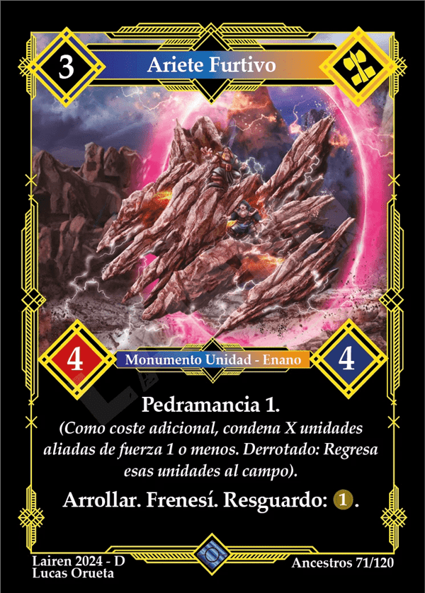 71 Ariete Furtivo - Coste 3