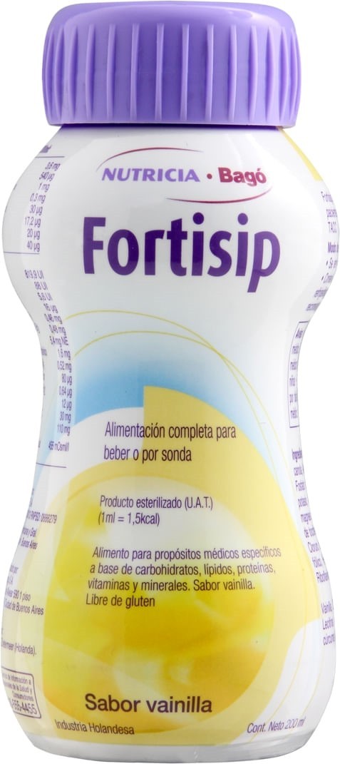 Fortisip Botella Por 200 ml Sabor Vainilla
