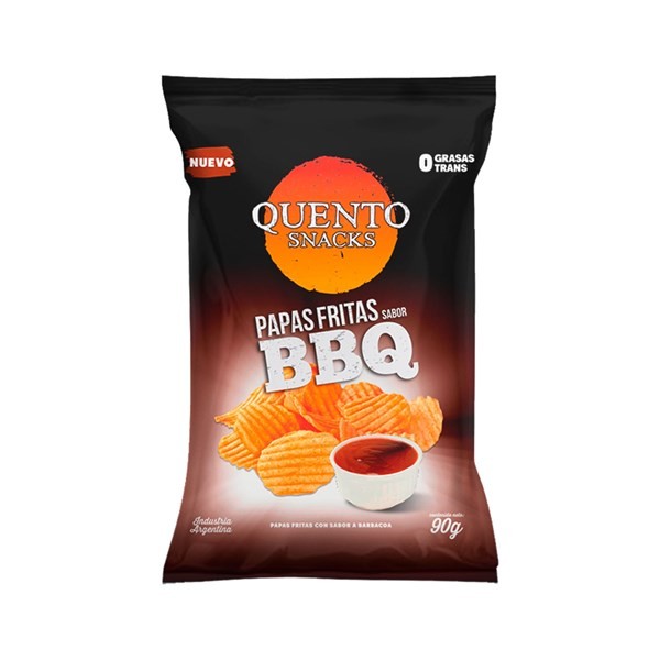 Papas Fritas Quento Sabor Bbq 90 g. #1
