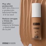 Isdin Base Maquillaje Coverage Spf50 30 ml Tono Bases 4 Golden #4