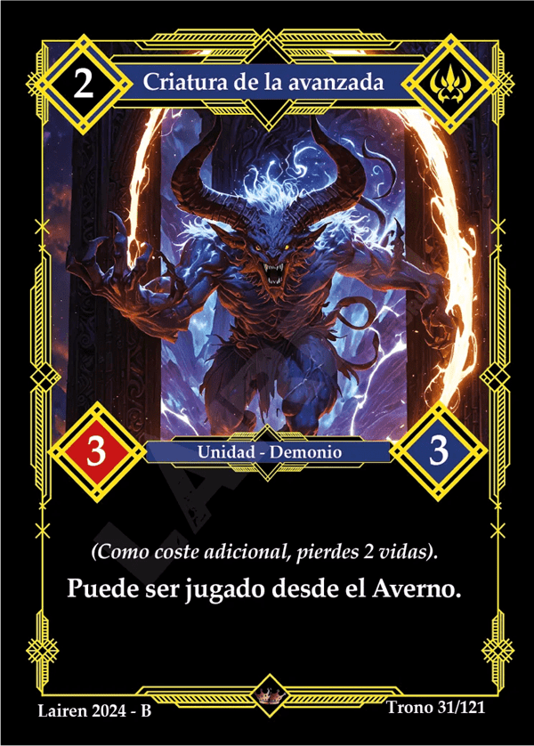 031 Criatura De La Avanzada - Coste 2