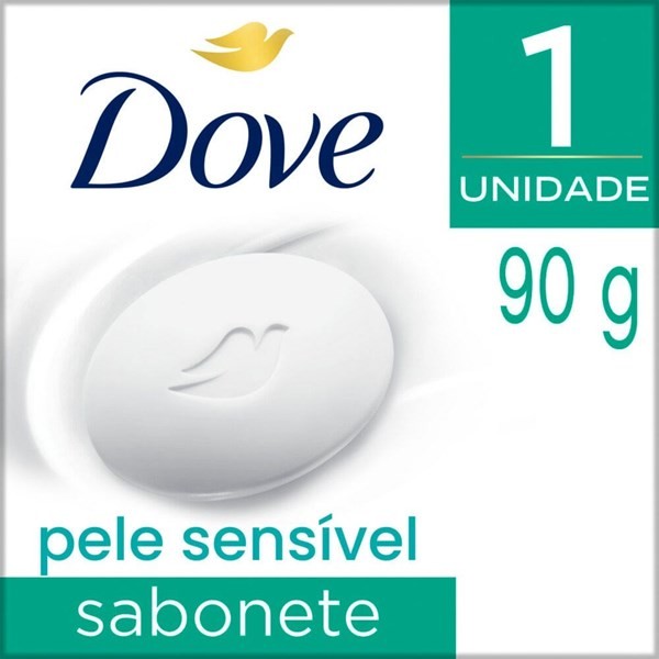 Jabón de Tocador Dove Piel Sensible 90 g #1
