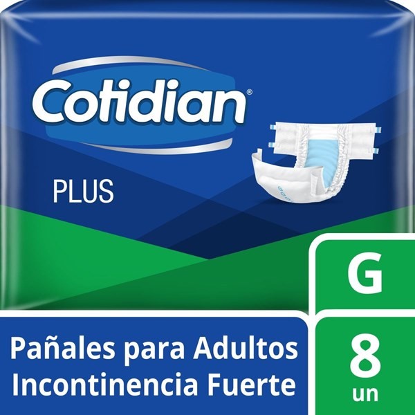 Cotidian Pañales Adulto Plus g (8 Unidades)