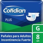 Cotidian Pañales Adulto Plus Talle G -8 Unidades #1