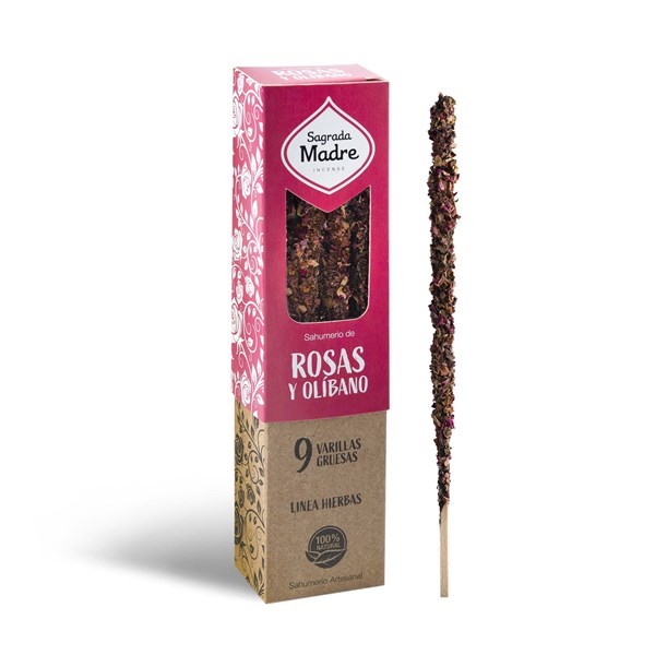 Sahumerio Sagrada Madre Rosas Y Olibano #1