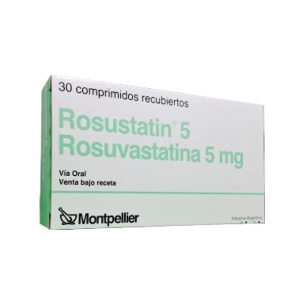 Montpellier Rosustatin 5 Mg Rosuvastatina x 30 Comp #1