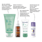 Kit Facial Dermaglós Rutina Piel Mixta a Grasa + Serum Vit C #2