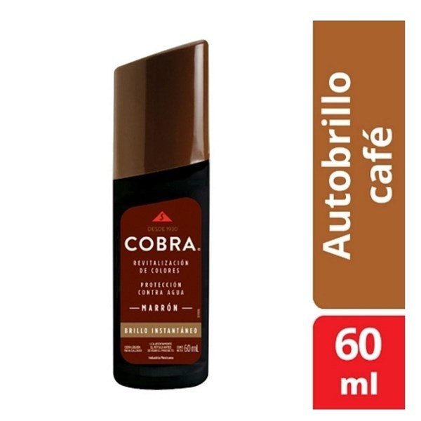 Autobrillo Para Cuero Cobra Marron Pvc 60 ml #1