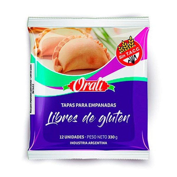 Tapas Para Empanadas Orali Sin Tacc x 12 uni #1