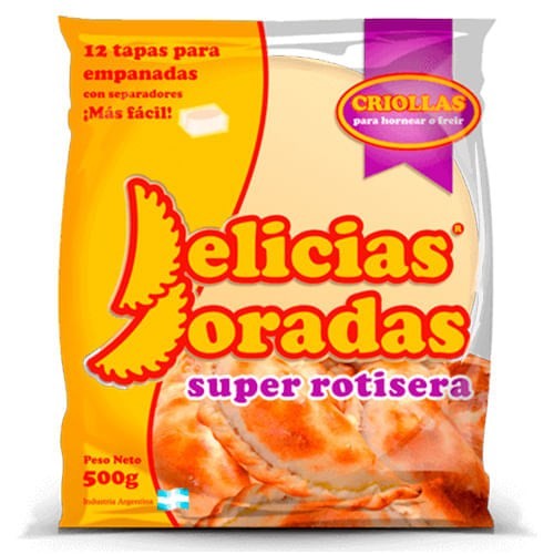 Tapa Empanadas Delicias Doradas 500 Gr #1