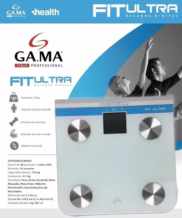 Gama Balanza Fit Ultra Indicador de Grasa Corporal alt