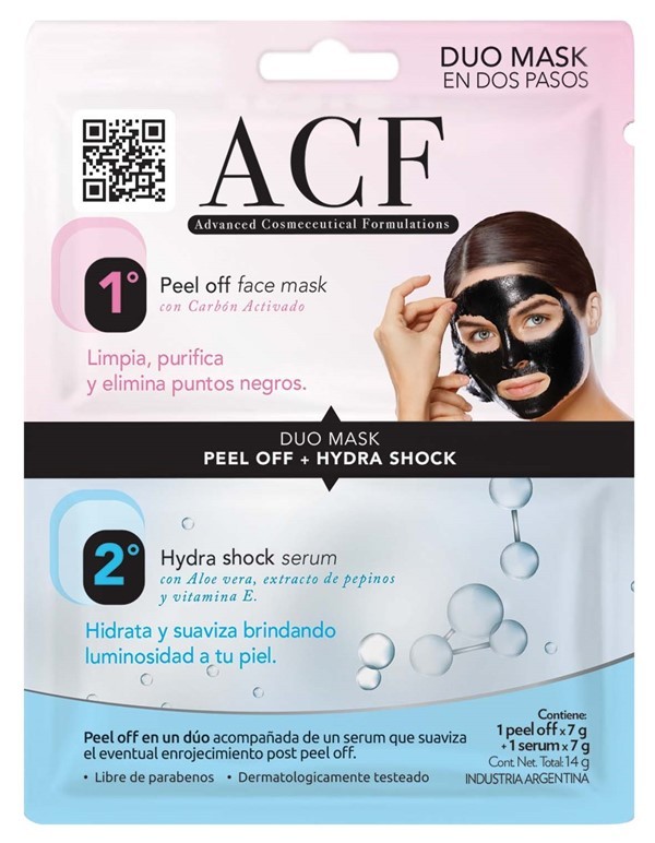 Acf Mascara Facial Duo Peel Off + Serum #1