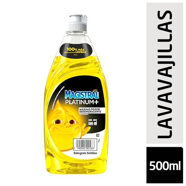 Detergente Magistral Platinum Limon Ama 500 ml #1