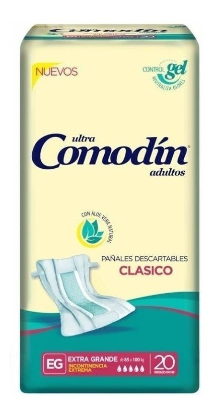 PAÑAL ADULTO COMODÍN CLÁSICO XXG X20UN