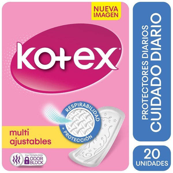 Kotex Protector Diario Cuidado Diario (20 Unidades) alt
