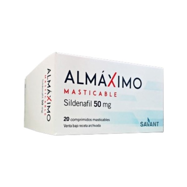 Savant Consumer Almaximo Masticable 50 Mg Sildenafil x 20 Comp Masticables #1