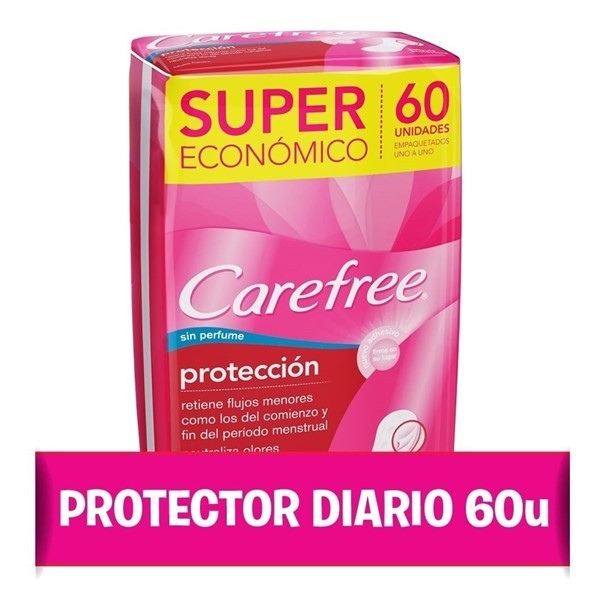 Protectores Diarios Carefree Protección Original x 60 un #1